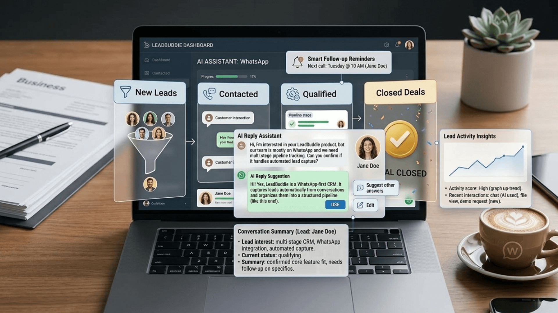 AI assisted reply workflow